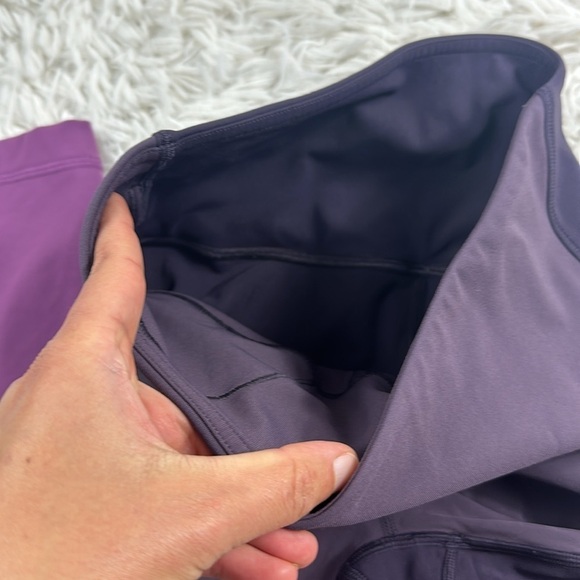Lululemon Wunder Under Hi-Rise 7/8 Tight (Special Edition) 25" Black Currant / B - Picture 3 of 6